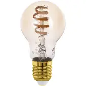 Eglo - E27 A60 Spiral Amber Smarte Glühbirne - Zigbee & Bluetooth