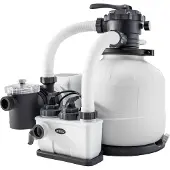 Intex 26676 - Sandfilterpumpe & Salzwasser System - QX2100 (6m³l/hr, bis 32m³ Pool)
