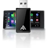 AutoSky CarPlay & Android Auto Adapter – Kabellos, Plug & Play, kompatibel mit werkseitigem CarPlay