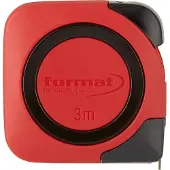 Format Taschenbandmaß 5m x 16mm weiß - weiß