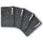 Stoneline Schneidebrett, (Set, 4 St.), hitzebeständig und bruchstabil