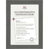 Walther design HO130D, Holz, Grau, Einzelbilderrahmen, Wand, 13 x 18 cm, Rechteckig