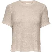 ONLY Kurzarmpullover "ONLSUNNY S/S PULLOVER NOOS KNT" Kunstfaser, regular fit
