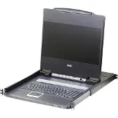 Aten CL6700MW 1U Schwarz Tastatur/Video/Maus (KVM)-Switch