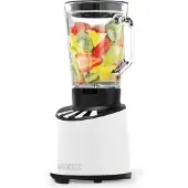 Princess Standmixer Piano 10-Speed, Tischplatten-Mixer, 1,5 l, 600 W, Schwarz, Weiß
