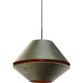 QAZQA - Klassisch I Antik Pendelleuchte I Pendellampe I Hängelampe I Pendellampe I Pendelleuchte I Lampe I Leuchte Schwarz mit Doppel-Samtlampenschirm Grün mit Gold I Messing Innen - Combi 1 I Wohnzim