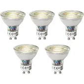 LUEDD 5er-Set GU10 Dimmbare LED-Lampen 3W 200 lm 4000K