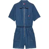 Tommy Hilfiger Damen Jumpsuits Tjw Lt Denim Playsuit - Blauw - Größe XS