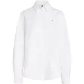 Tommy Hilfiger Hemdbluse "OXFORD RELAXED FIT SHIRT mit Hemdblusenkragen und Stickerei" Baumwolle, relaxed fit