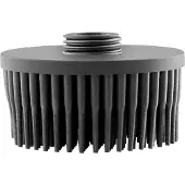Eva Solo Ersatzbürstenkopf für Spülbürsten 530685/86, Eratzteil, Zubehör, Silikon, Kunststoff, Nylon, Stahl, Schwarz, 530687
