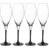 Villeroy & Boch Champagnerglas Manufacture Rock Transparent 120 ml (4-teilig)