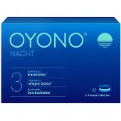 Ricola OYONO Nacht Tabletten mit 1 mg Melatonin, Baldrian und Zitronenmelisse, 60 St. Tabletten