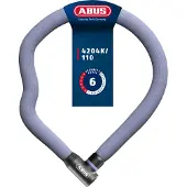 ABUS Formstabiles Fahrradschloss 4204K/110 flint