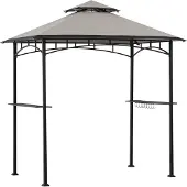 Sunjoy Grill Pavillon LINAS - 152cm x 244cm, grau