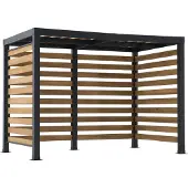 Sunjoy Stahl/Holz Pergola / Pavillon 2x3 MARAO - 191cm x 313cm