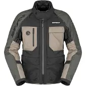 Spidi Crossmaster 2 H2Out wasserdichte Motorrad Textil Jacke, dunkelgrün, 2XL
