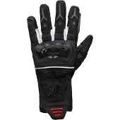IXS Rapid-STX 1.0 Wasserdichte Damen Schwarz Weiß Rot Handschuhe Größe S