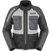 Spidi Crossmaster 2 H2Out wasserdichte Motorrad Textil Jacke, schwarz/eis, L