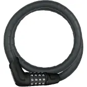 ABUS Panzerkabelschloss Steel-O-Flex Tresorflex 6615C + SCLL-Halterung - Zahlenschloss aus Stahlkabel mit Panzer aus Stahlhülsen - -Sicherheitslevel 5 - 85 cm