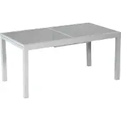 Merxx Gartentisch ausziehbar 120/180 x 90 cm - Aluminium