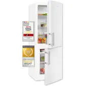 Exquisit Kühl-Gefrierkombination KGC233-60-HE-040D weiss | 173 l Nutzinhalt | Weiß