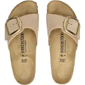 Birkenstock Damen Pantoletten Madrid Big Buckle Dames - Zand - Größe 37