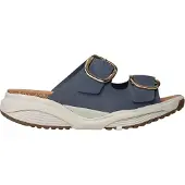 Xsensible Mykonos Pantolette, Damen, Leder, Denim, (Blau) bequeme Pantolette - Damenschuhe Pantolette / Zehentrenner, Blau, leder&nbsp