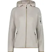 CMP Damen Unterjacke Kapuzen Fleecejacke Strick