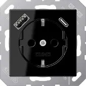 JUNG A1520-15CASW, Typ F, Kunststoff, IP20, 16 A, 50/60 Hz, 5 V
