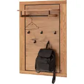 Die Möbelfundgrube Wandgarderobe Paneele Wildeiche massiv geölt - 80 cm - GRENO