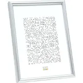 Deknudt S011D1, Kunststoff, Silber, Einzelbilderrahmen, 20 x 30 cm, Rechteckig, Landschaft