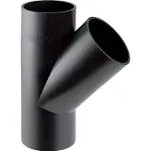Geberit GE, PE HD Abzweiger, 45 Grad, d160/90mm, 1 Stk.