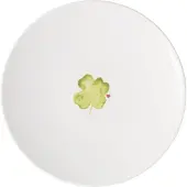 Villeroy & Boch Frühstücksteller "Frühstücksteller Good Luck With Love ø 21,2 cm weiß-grün"