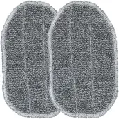 Livington Mikrofaser-Pads-Set – 2 Stück – Geeignet für SteamTouch – Streifenfreies Ergebnis