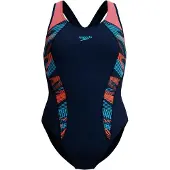 Speedo Damen Schwimmanzug Womens Placement Laneback