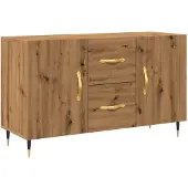 vidaXL Sideboard Artisan-Eiche 100x36x60 cm Holzwerkstoff