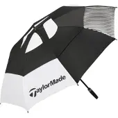 TaylorMade Golfschirm Double Canopy, schwarz/weiss