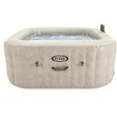Steinbach Intex, aufblasbarer Whirlpool "PureSpa Chevron Deluxe Square", 175 x 175 x 71 cm