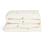 Yumeko Kinderbettwäsche Baumwollsatin 100x135 Weiß - Eco, Bio & Fairtrade