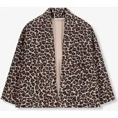 Sissy-Boy Jacke Mit Leoprint - Braun | Größe: M
