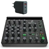 Mackie Mischpult MobileMix 8-Kanal Mixer mit Ladegerät