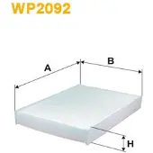 WIX FILTERS Filter, Innenraumluft WP2092