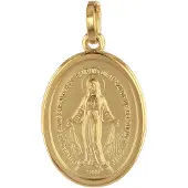 Trendor 75311 Milagrosa Anhänger Gold 750 (18 Karat) 18 mm