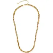 Leonardo 024835 Damen-Halskette Sue Goldfarben 45 cm
