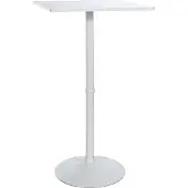 CLP Stehtisch 60 x 60 cm weiß/weiß