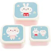 Rex London Snack-Boxen 3er-Set Lottie and Friends