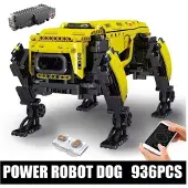 Mould King 15075 RC Roboterhund Baustein-Set Ferngesteuert 921 Teile