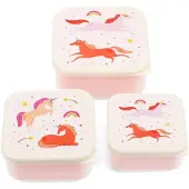 Rex London Snack-Boxen 3er-Set Unicorn