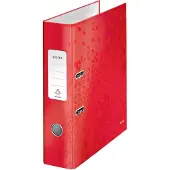 Leitz Ordner A4 8cm Wow rot
