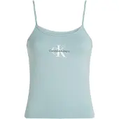 Calvin Klein Top Monologo J20J223105 Blau Slim Fit